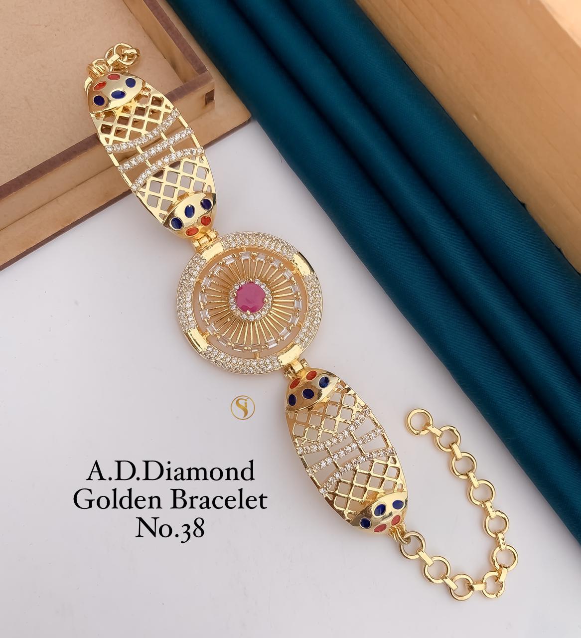 Fancy Designer AD Diamond Bracelet 3 Catalog
